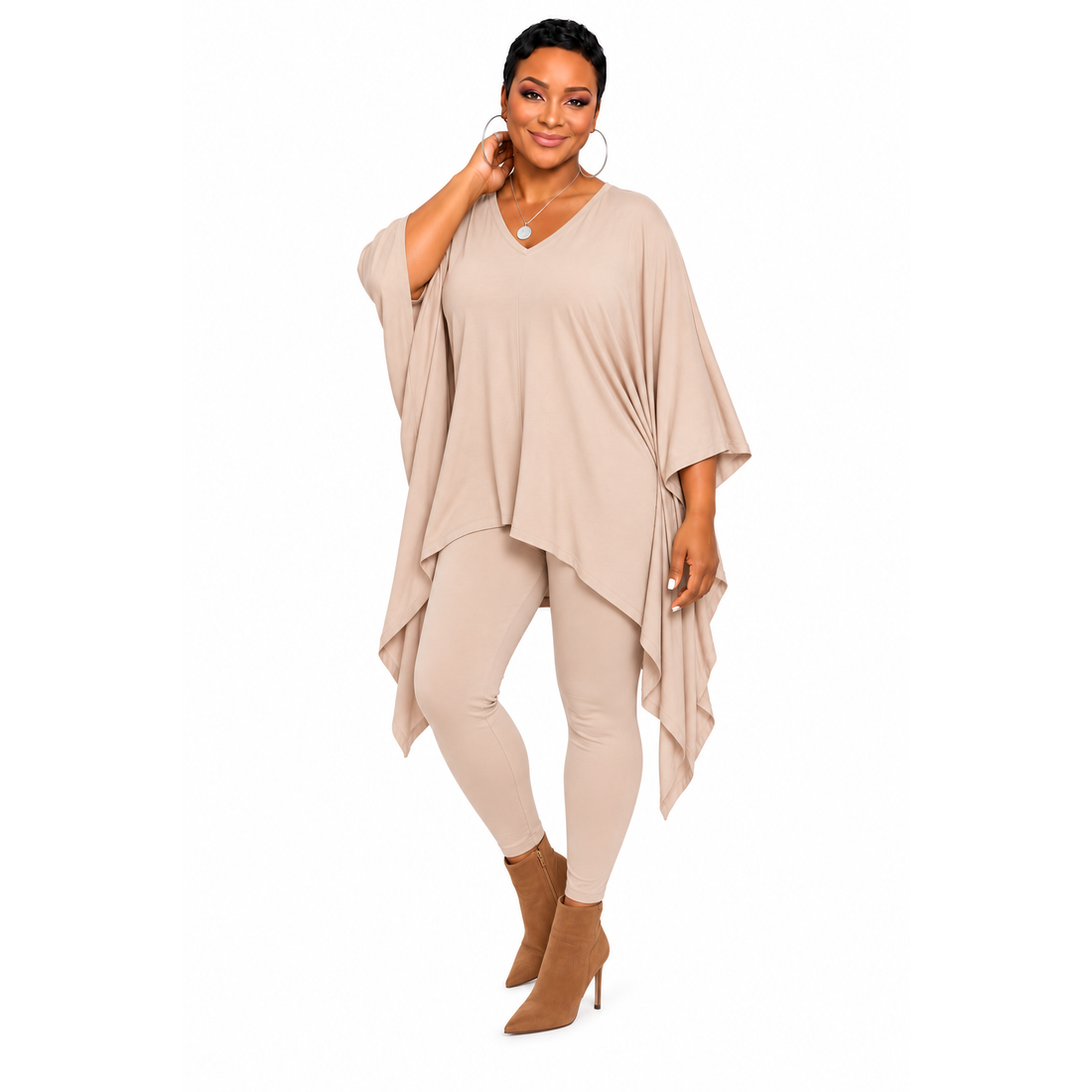 White Smoke Classy Set (Tan)