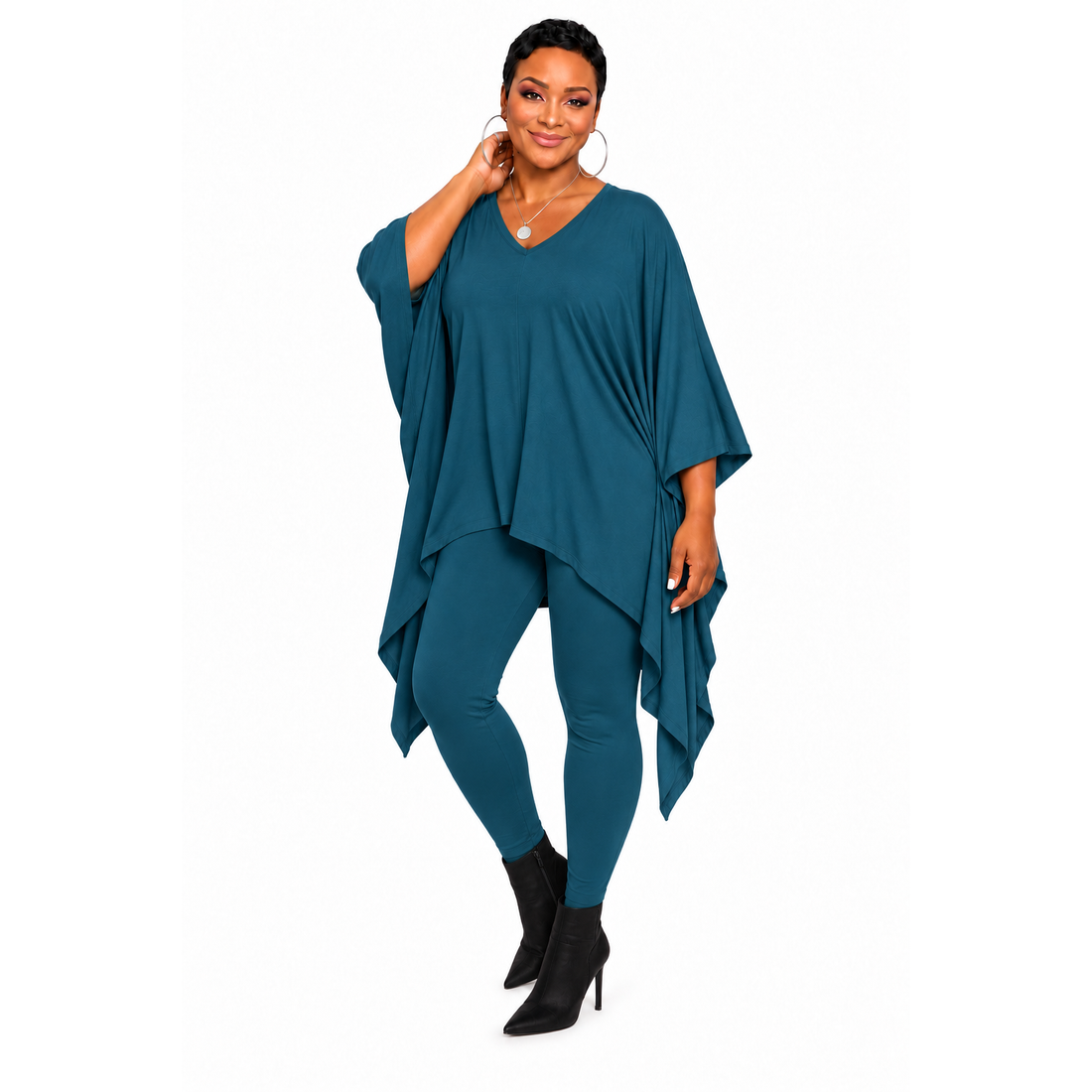 White Smoke Classy Set (Teal)