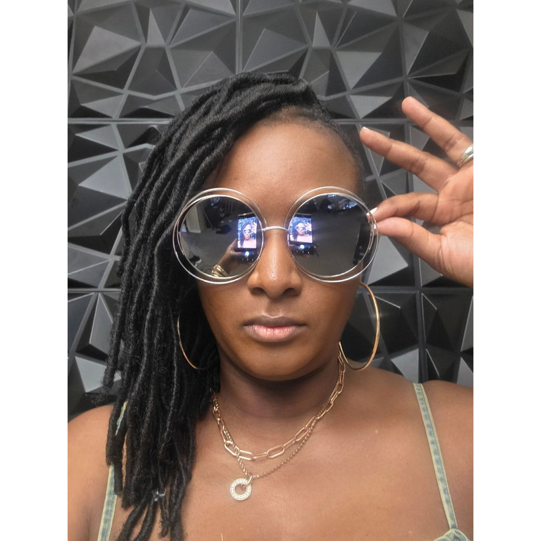 Retro Sunglasses (Silver)