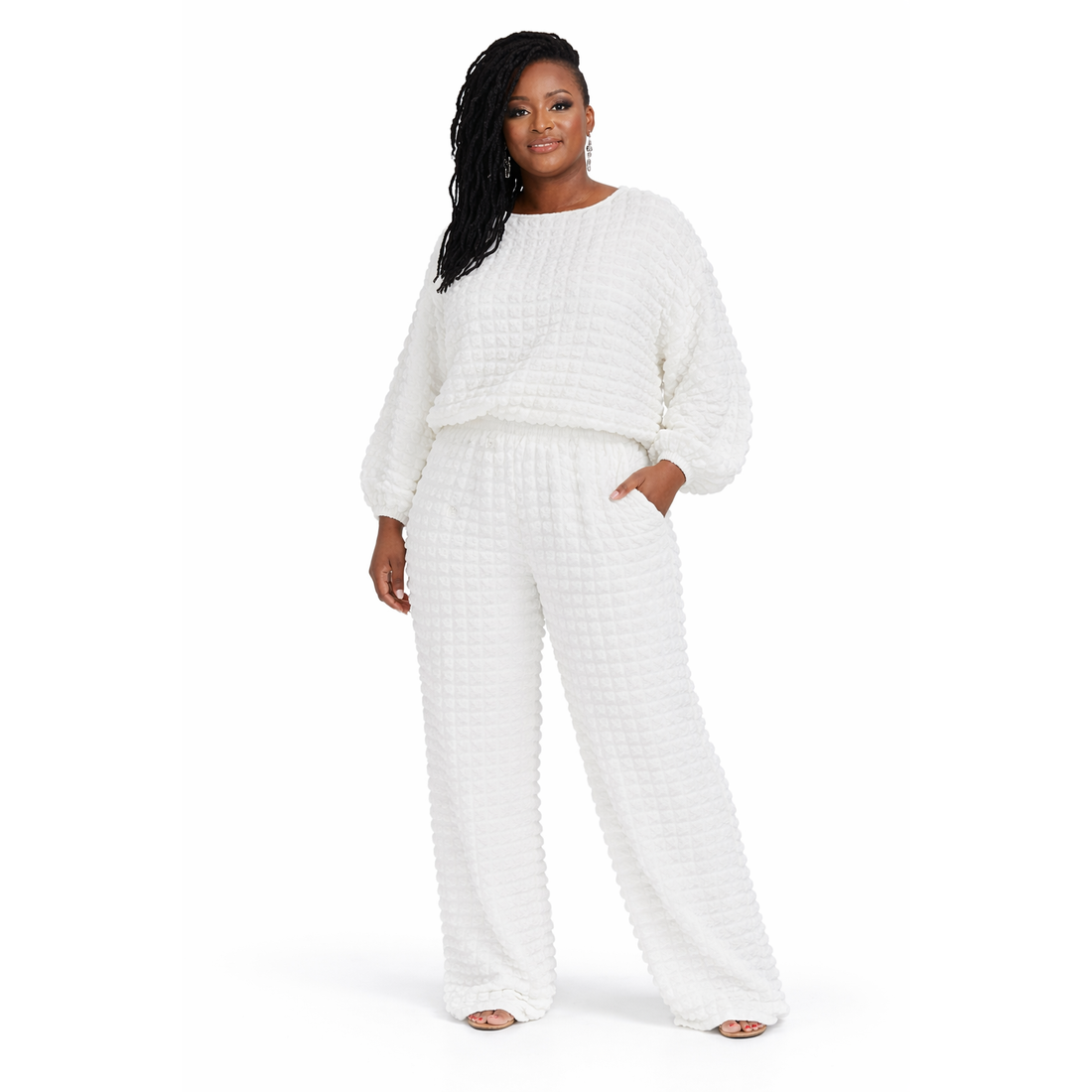 Jade Pant Set (White)