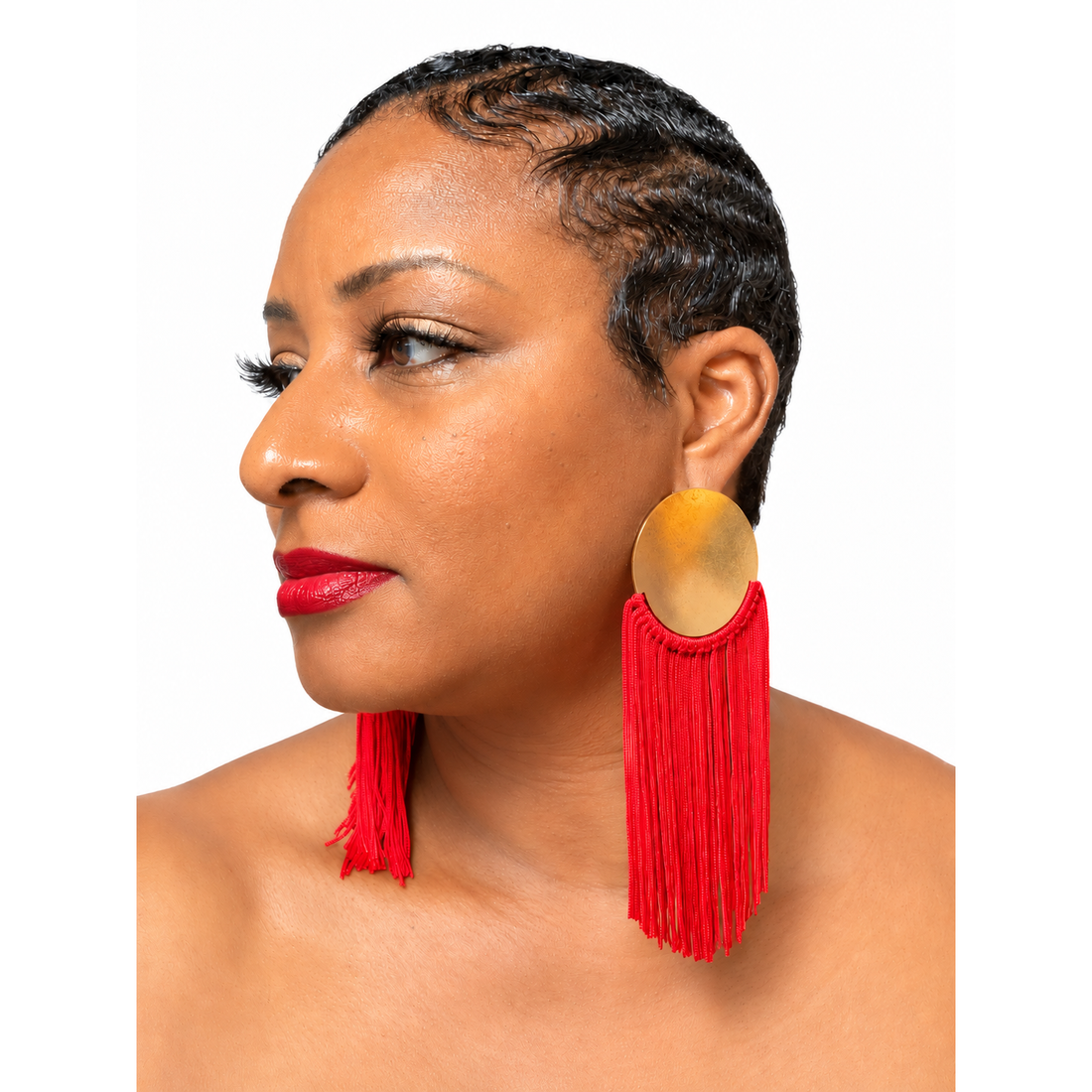 White Smoke Misty Earring
