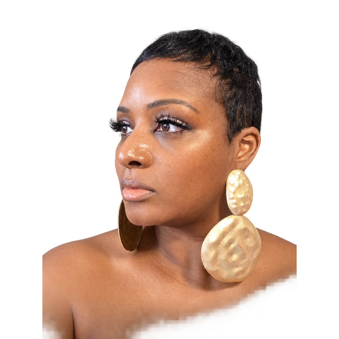 White Smoke Zara Earring