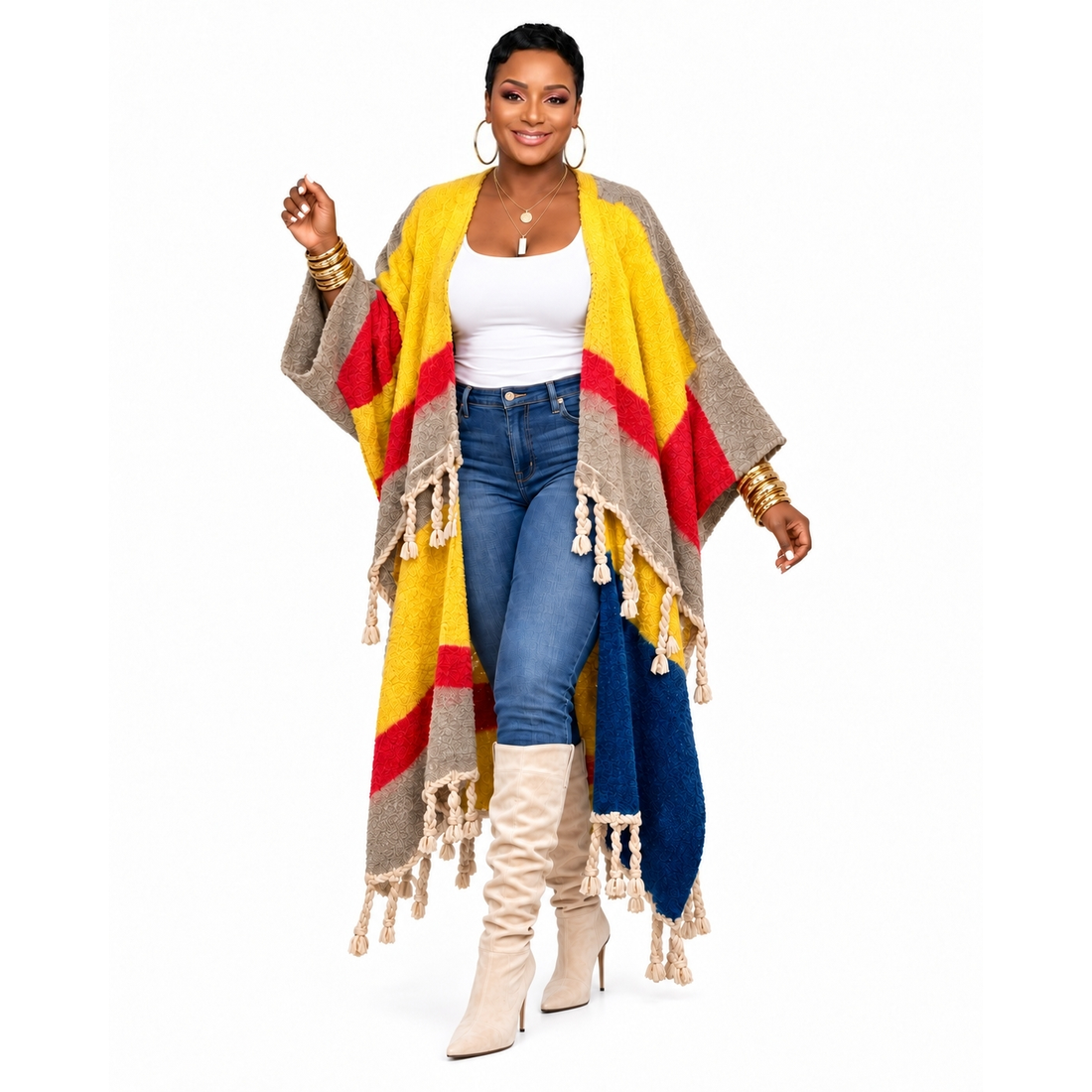 White Smoke Queendom Kimono