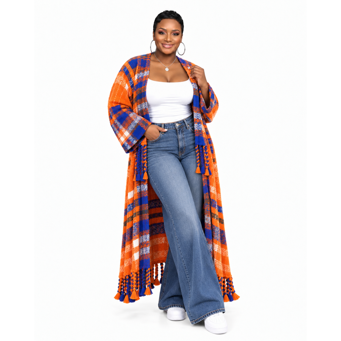 White Smoke Royalty Kimono