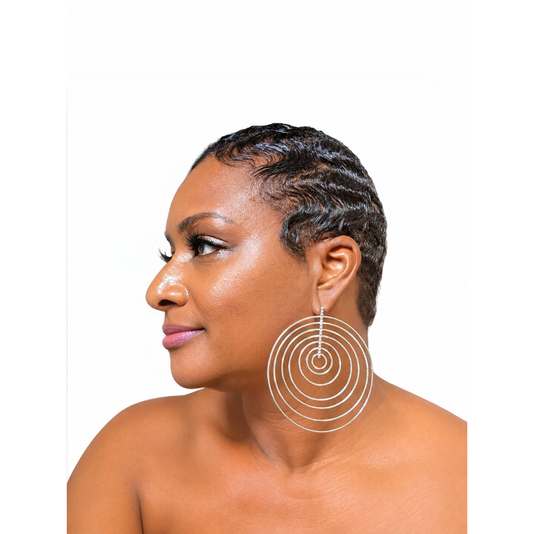 White Smoke Kelly Earring (Silver)
