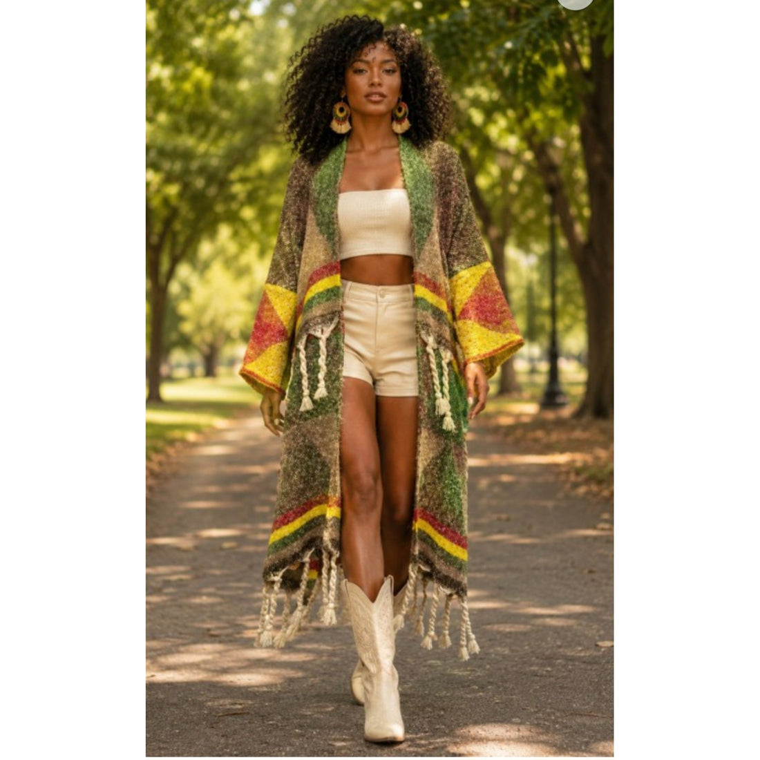 Dim Gray Power Kimono